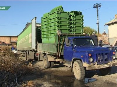 Новые мусорные баки приехали в Абакан