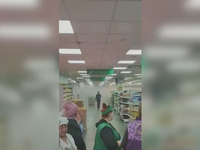 В Аллее на Некрасова сильное задымление