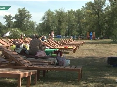 Автопляж в Абакане стал платным