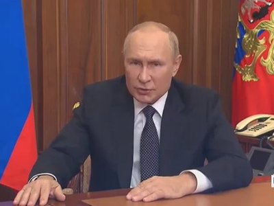 Владимир Путин объявил о частичной мобилизации 