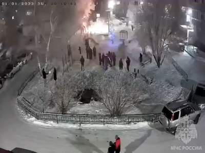 Новогодние фейерверки в Абакане вышли из-под контроля