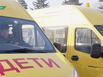 5 новых школьных автобусов разъехались по Хакасии