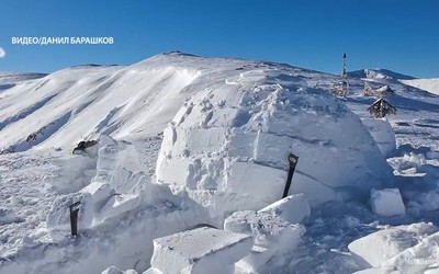  1 февраля экстремалы снова построят иглу