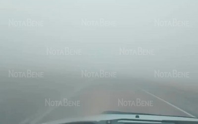 Так местами выглядит трасса Абакан-Саяногорск. Дорогу едва можно разглядеть