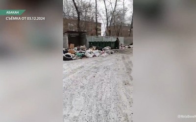 Мусорная площадка в Абакане может снова зарасти отходами