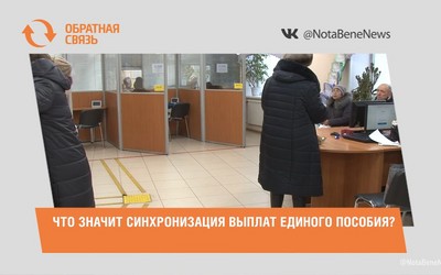 Что значит синхронизация выплат единого пособия?