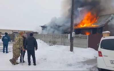 Дом многодетной семьи участника СВО сгорел в Усть-Абакане