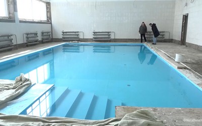 Пансионат ветеранов в Абакане опробовал бассейн нового корпуса