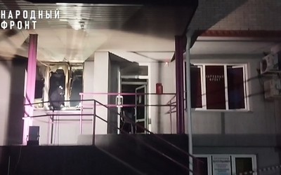 Неизвестные подожгли офис Народного фронта в Абакане