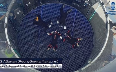 Сборная парашютистов Хакасии завоевала Кубок России. Они летали в аэротрубе