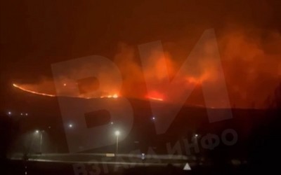 Горнолыжная база «Шишкин лог» сгорела под Минусинском