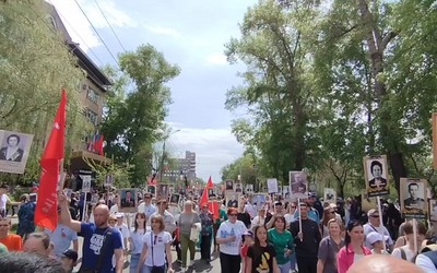 Шествие Бессмертного полка-2025 в Абакане