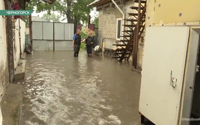 В частном секторе Черногорска дома ушли под воду на метр