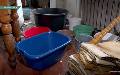 Проснулись от водопадов на голову жители Черногорска