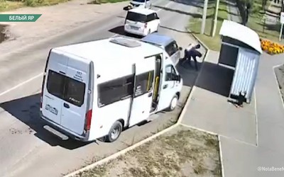 Два водителя подрались в Белом Яре