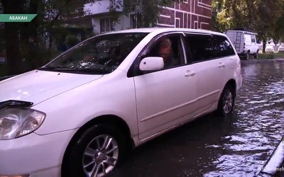 Абакан в целом справился с озёрами на улицах