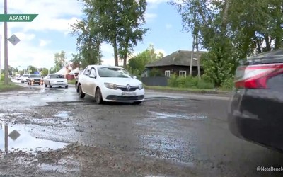На Шевченко в Абакане водители боятся попасть в аварию 