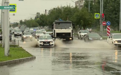 В Абакане выпала почти месячная норма осадков