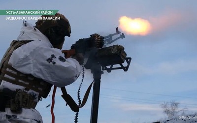 Росгвардия провела учения в окрестностях Вершино-Биджи