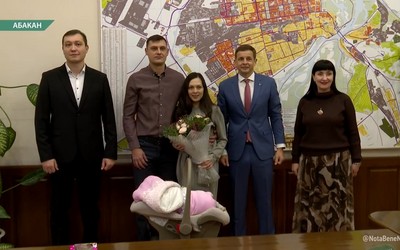 Вероника Мельникова - первая абаканка этого года