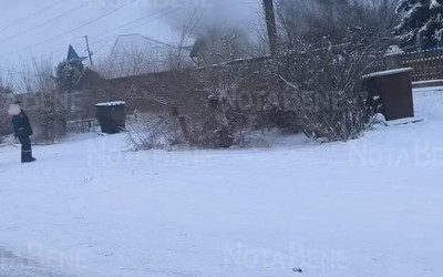 Частный дом горел в Калинино этим утром. Тушили 160 квадратов