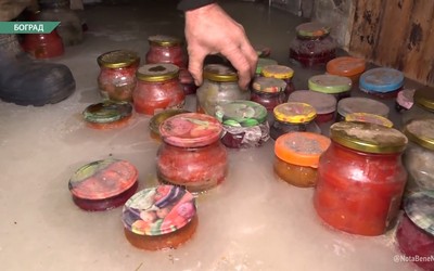В Бограде грунтовые воды все еще топят дома по Советской