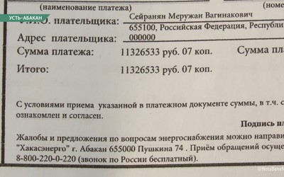 11 млн руб. потребовали энергетики от жителя Усть-Абакана за подключение к электричеству