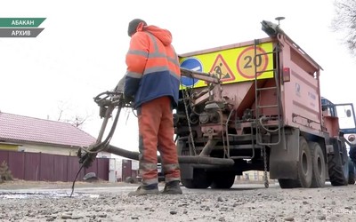 30 тысяч квадратных метров асфальта обновят в этом году в Абакане