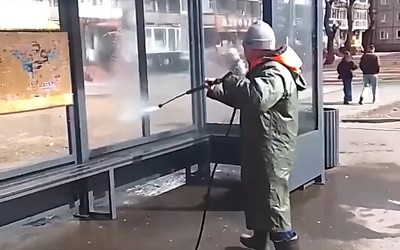 Остановки в Абакане «принимают душ»