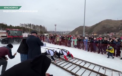 Абаканские силачи Петр Мартыненко и Дмитрий Воронецкий установили рекорд страны