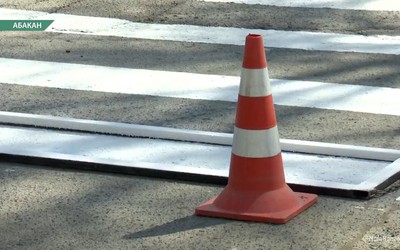 Абакан обновляет дорожную разметку
