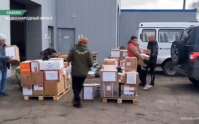 20 тонн гуманитарного груза отправил в зону СВО Народный фронт