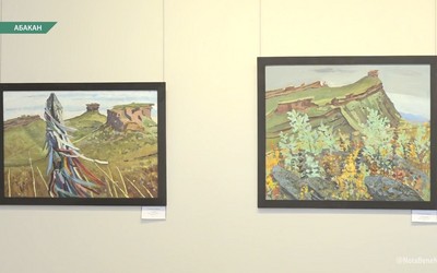 Красоту Хакасии можно увидеть в детской художественной школе Каратанова