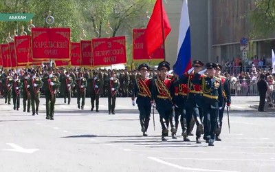 День Победы в Абакане