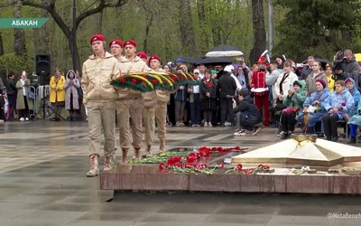 Вахта Памяти открылась в Абакане в 49-ый раз
