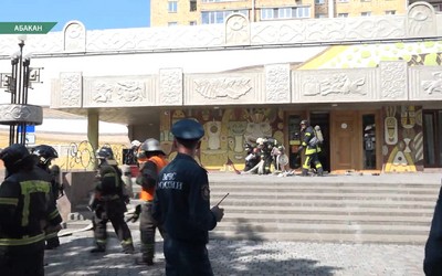 Абаканские пожарные провели учения в «Сказке»
