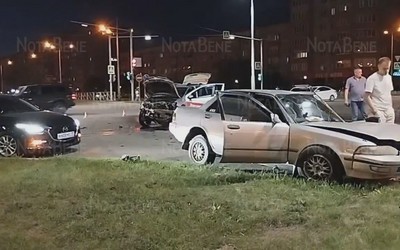 ДТП с тремя пострадавшими произошло на перекрестке Некрасова-Советская