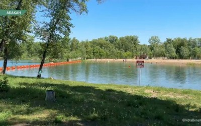 Знак «Место для купания детей» вернули на городской пляж Абакана