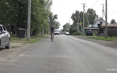 На ул. Розы Люксембург в Абакане положили новый асфальт