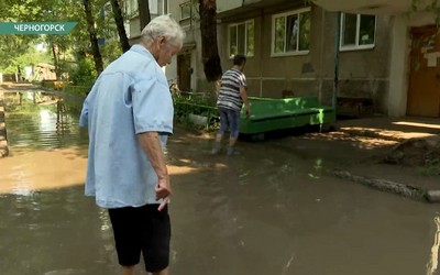 Не выходят на улицу без резиновых сапог жители района «Крепость» в Черногорске