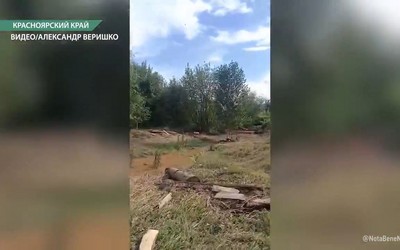 Вода с затопленных участков Мульги в Курагинском районе ушла