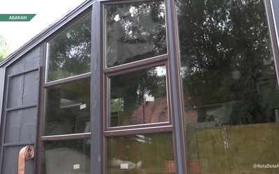 На входе в Преображенский парк, со стороны Торговой, появился павильон