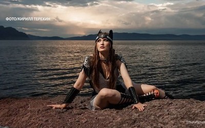Фотосессия в образе Валькирии у Кристины Белоножко состоялась