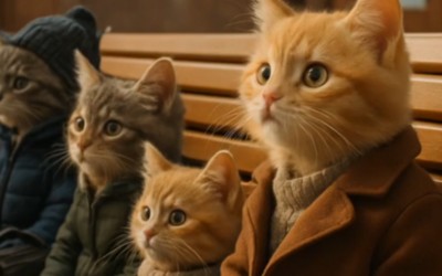 Так выглядит железная дорога в кошачьей вселенной