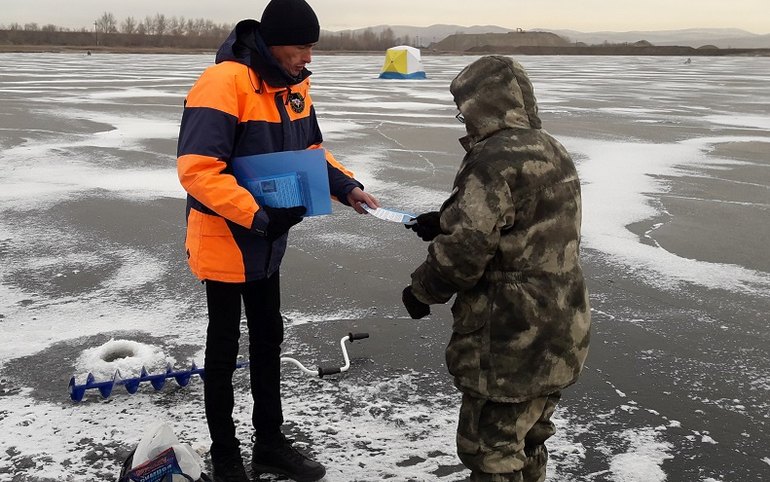 Где в Хакасии крепкий лед?