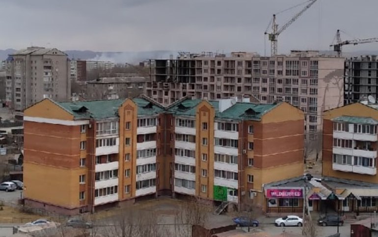 Снова дым заметили в Абакане