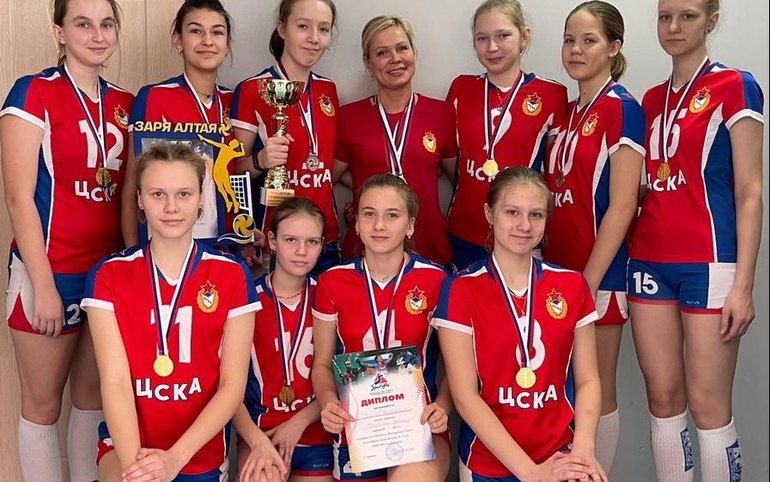 Волейболистки из Хакасии взяли золото первенства Сибири 