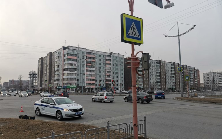 Школьницу сбили на перекрестке в Абакане