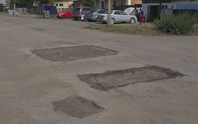 Дорожный ремонт в Черногорске вновь затягивается 