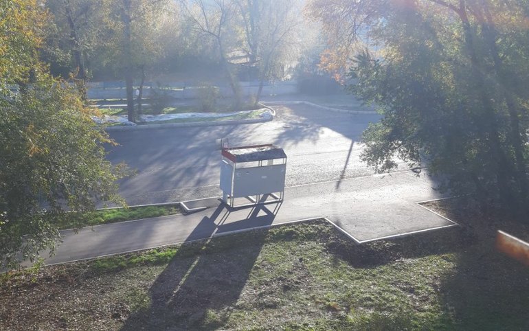 На Маршала Жукова укатали первый слой асфальта 